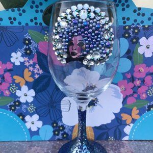 Glitter Wine Glass